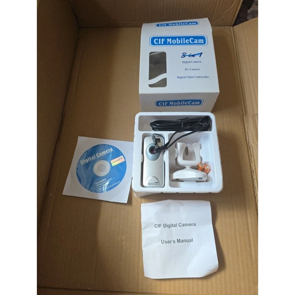 CIF MobileCam 3-in-1 Digital Camera PC Camera Digital‎ Video Camcorder